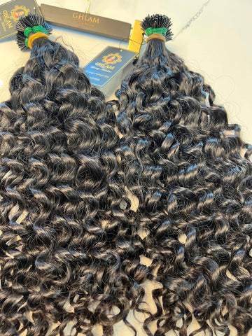 I-TIPS EXTENSIONS- CURLY MICROLINKS