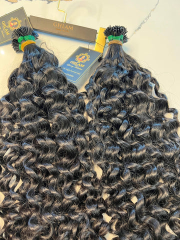 I-TIPS EXTENSIONS- CURLY MICROLINKS