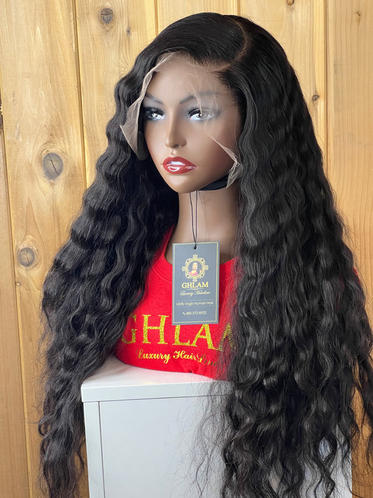 Wavy 26" Crimped Frontal Wig