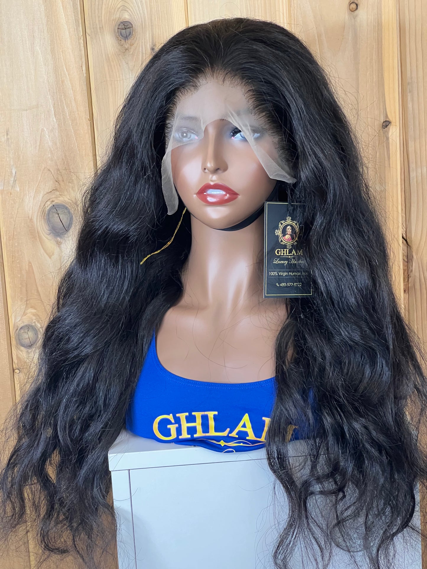 Black Full Lace Straight wig 26 “
