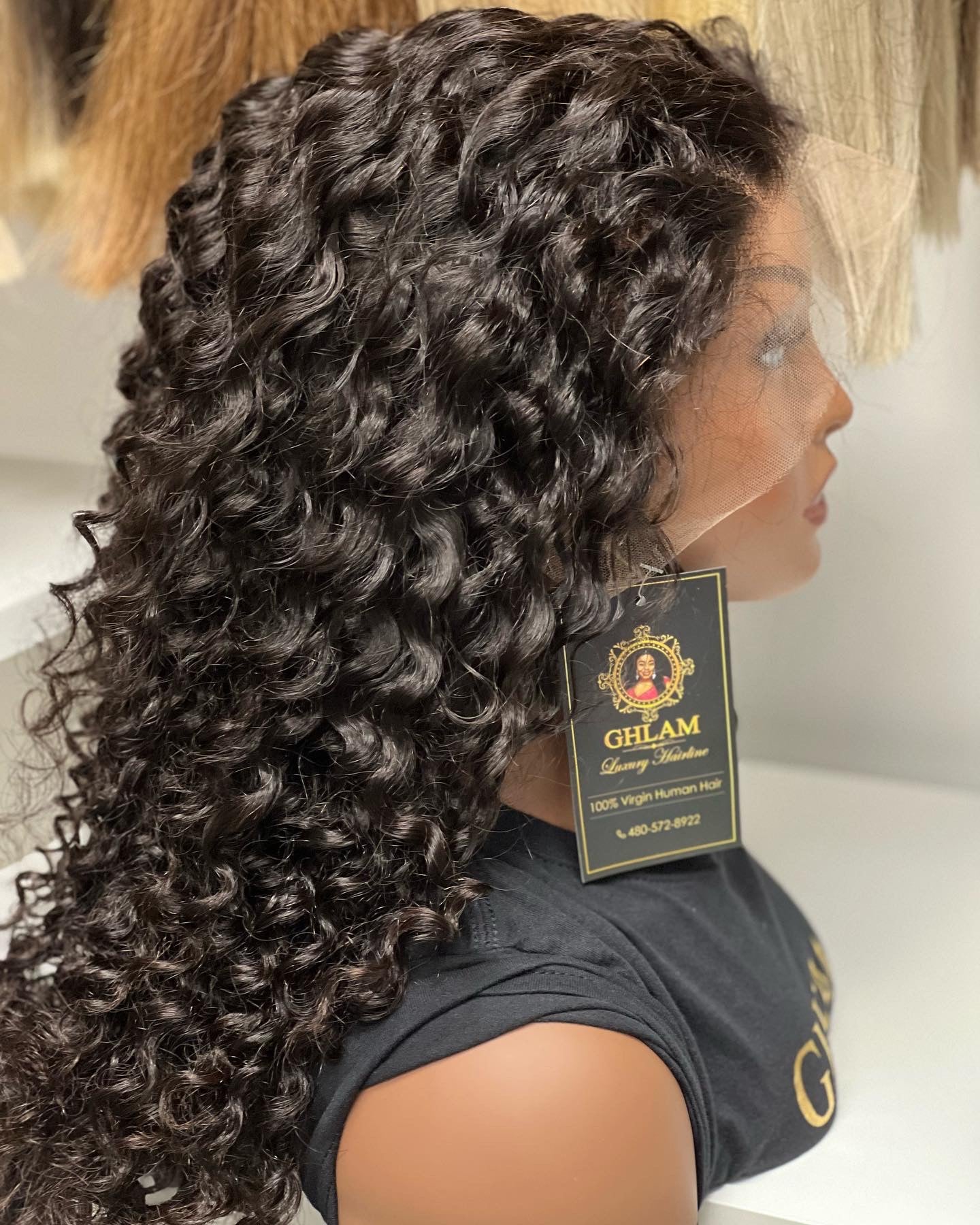 HD CURLY FRONTAL LACE WIG